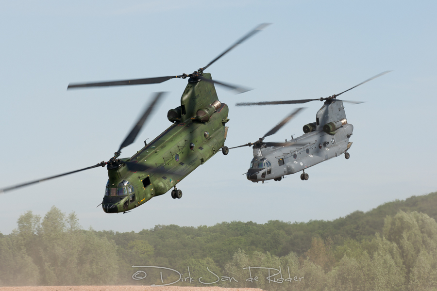 Royal Netherlands Air Force CH-47D & CH-47F Chinook