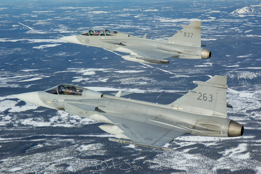 Swedish Air Force JAS-39C & JAS-39D Gripen